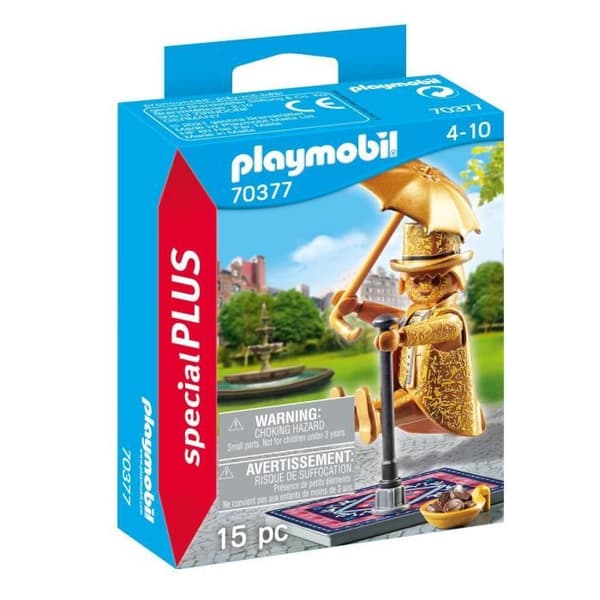 PLAYMOBIL - 70377 - Gatukonstnär - Playmobil City Life-sortiment - Ålder 4 år - 15 stycken
