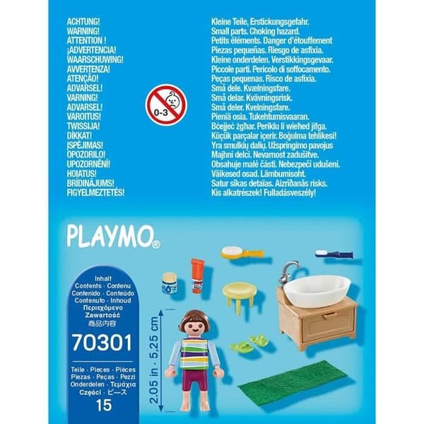 PLAYMOBIL - 70301 - Barn med handfat