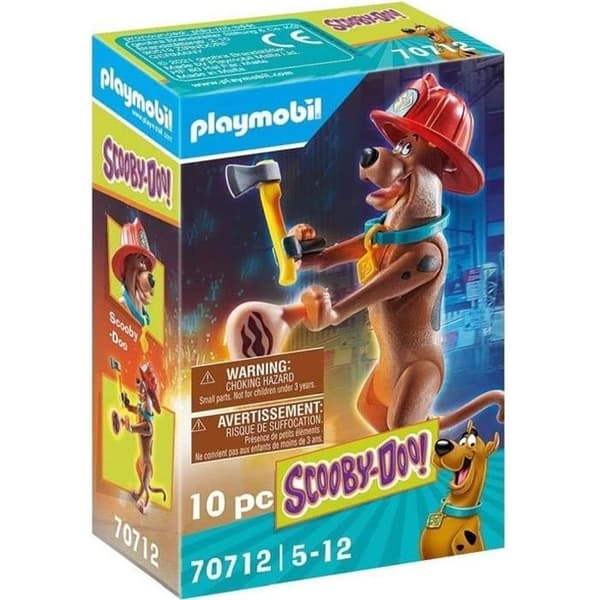 PLAYMOBIL - 70712 - SCOOBY-DOO Brandman - Samlarfigur för barn från 5 år och uppåt