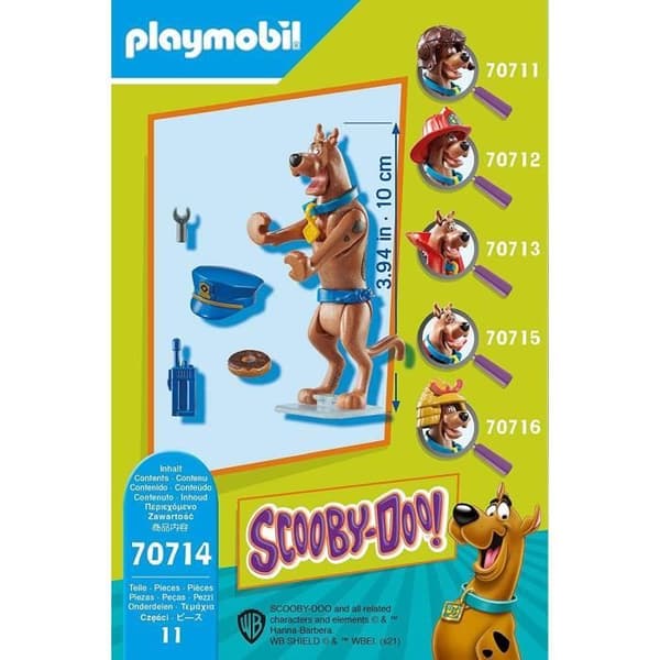 PLAYMOBIL - 70714 - SCOOBY-DOO! Polisman - Scooby-Doo samlarfigur i polisdräkt