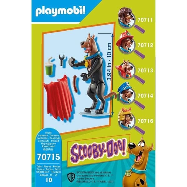 PLAYMOBIL - 70715 - SCOOBY-DOO! Vampyr - Samlarfigur för barn från 5 år och uppåt