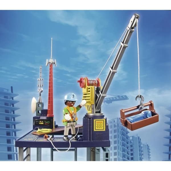 PLAYMOBIL - 70816 - City Action La Construction - Startpaket - Byggplattform