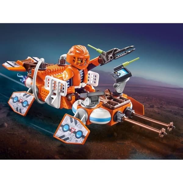 PLAYMOBIL - 70673 - Space - Presentset för piloter och snabbtransfer - Innehåller 1 karaktär och tillbehör