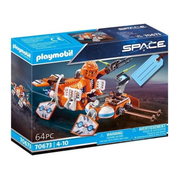 PLAYMOBIL - 70673 - Space - Presentset för piloter och snabbtransfer - Innehåller 1 karaktär och tillbehör