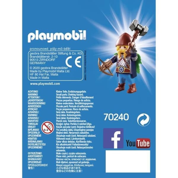 PLAYMOBIL - Riddare - Dvärgkämpe med armborst