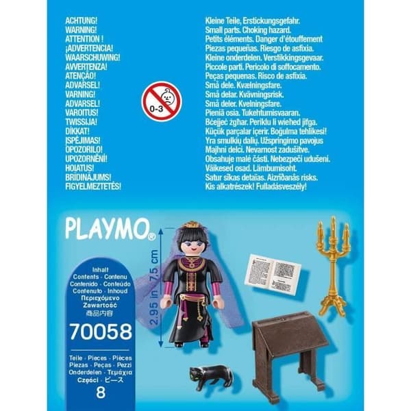 PLAYMOBIL - Magi - Special Plus - Magiker och grimoire - Trollformler och svart katt
