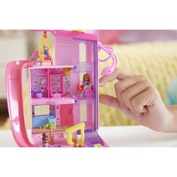 Polly Pocket-Barbie Dream House-Box med 3 minifigurer HWP11