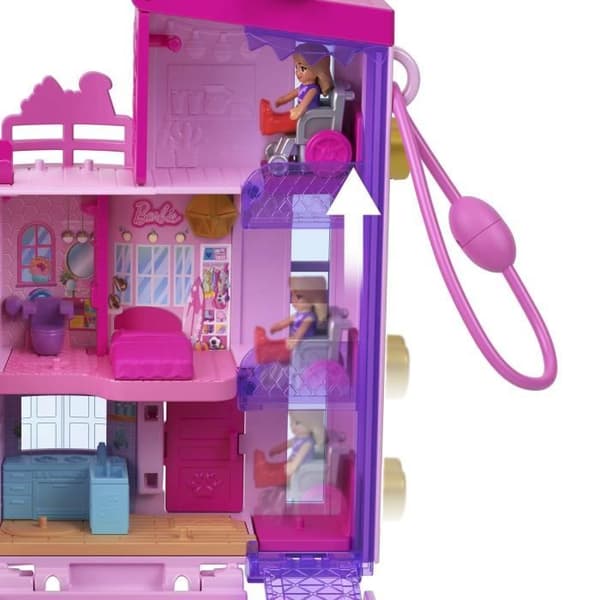 Polly Pocket-Barbie Dream House-Box med 3 minifigurer HWP11