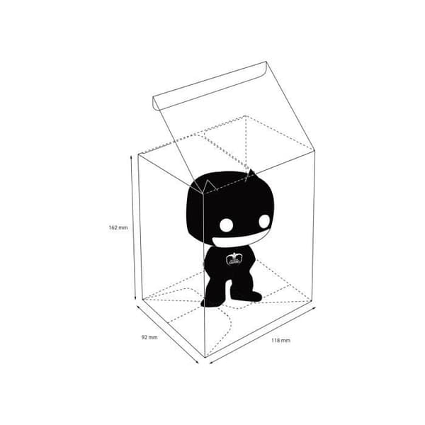 Skyddslådor för Funko POP! - ULTIMATE GUARD - x40 - Hög klarhet PET - PVC fri