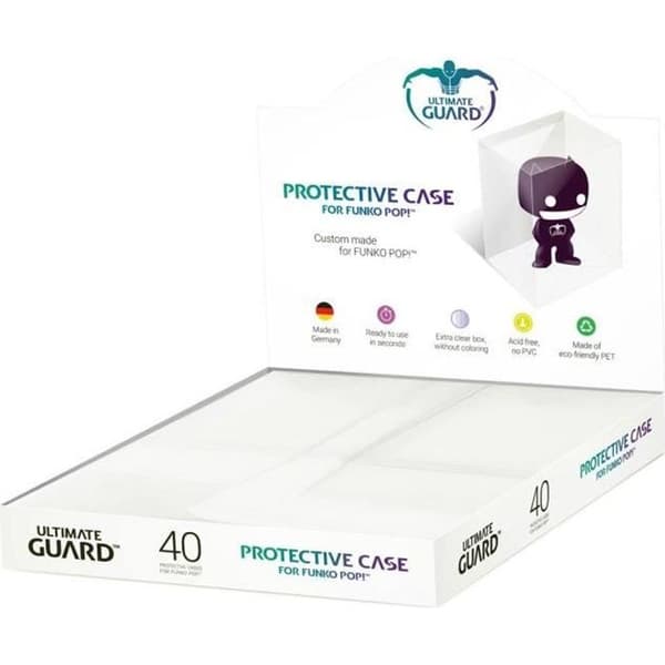 Skyddslådor för Funko POP! - ULTIMATE GUARD - x40 - Hög klarhet PET - PVC fri