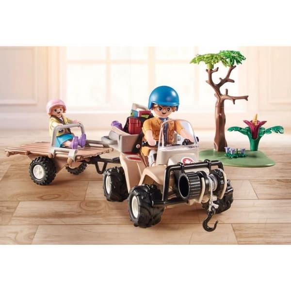 PLAYMOBIL - 71011 - Wiltopia - Animal rescue quad - Återvunnet eller biomaterial