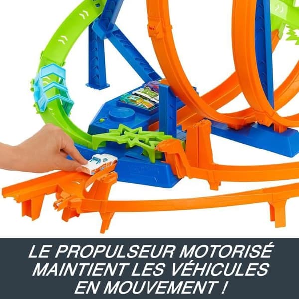 Krets Hot Wheels - HOT WHEELS - Loopingset - 5 kollisionzoner - 1 bil ingår - Från 4 år