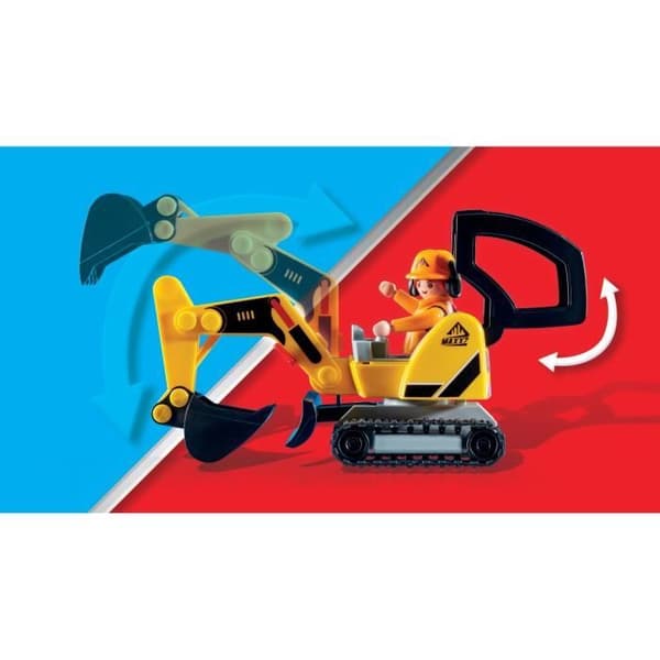 PLAYMOBIL - 71045 - City Action Construction - Vägarbetare - Promo Pack Worker