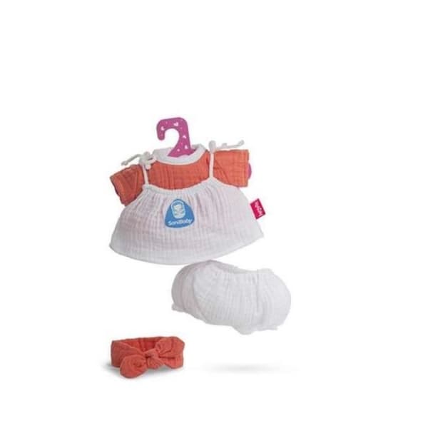 Berjuan - Dockkläder, , Vit/Coral - 3084