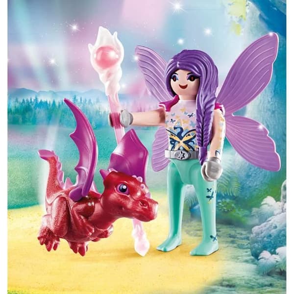 Ängel med bebidragons