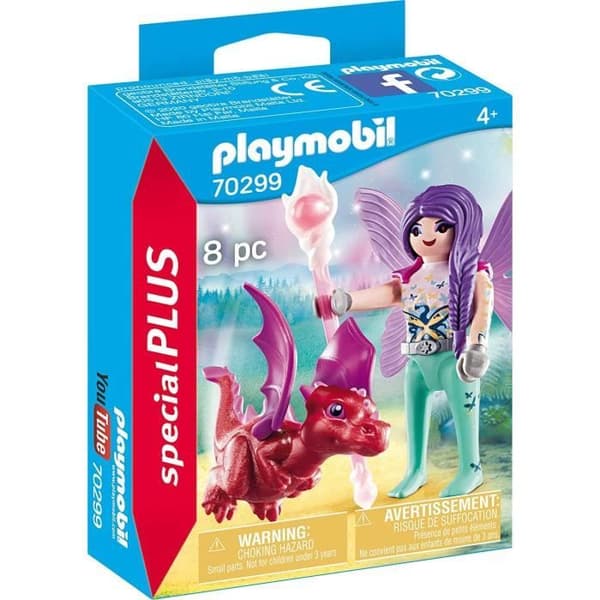 Ängel med bebidragons