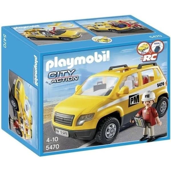 PLAYMOBIL 5470 Platschef och fordon