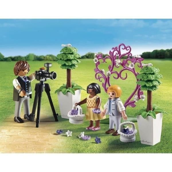 PLAYMOBIL 9230 - Hedersbarn med fotograf - Bröllopet