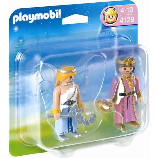 Playmobil Prinsessa - Duo Prinsessa och Fe - Med trollstav och spegel - För barn från 4 år och uppåt