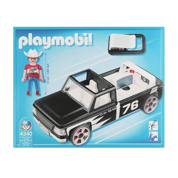 Playmobil - Pick-Up För Hämtning - Märke PLAYMOBIL - Hopfällbart Fordon - För Barn från 6 år och uppåt