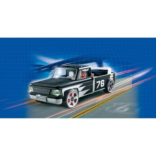Playmobil - Pick-Up För Hämtning - Märke PLAYMOBIL - Hopfällbart Fordon - För Barn från 6 år och uppåt