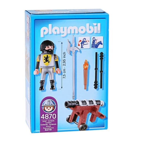 Playmobil - Riddare kanonier av Lejonet - 4870 - Plast - Blanda - Från 5 år