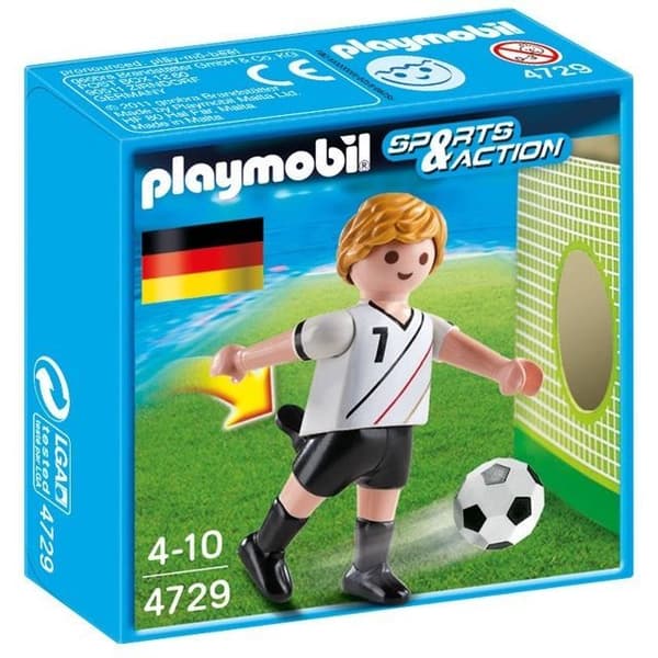 PLAYMOBIL - Spelare Tyskland - Rörlig skottben - Unisex - 5 år och uppåt