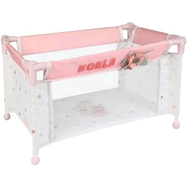 Resevagga - DE CUEVAS LEKSAK - Koala - Vit och Rosa