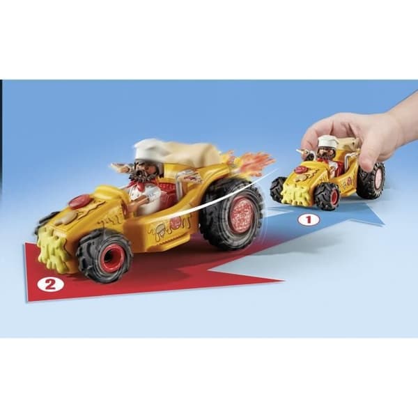 Playmobil 71634 - Pizzaiolo Kart - Infällbar motor - 1 karaktär - 36 tillbehör - Flerfärgad
