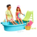 Miniatyrbild 4 av 11: Barbie Playset Beach Dolls Gift Set with Convertible Car