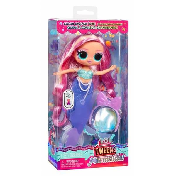 Nukke LOL Surprise!  Lola Waves 25,4 x 12,7 x 6,35 cm Merenneito