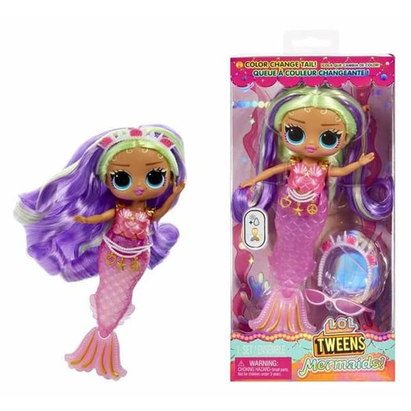 Nukke LOL Surprise! Cleo Cove 25,4 x 12,7 x 6,35 cm Merenneito