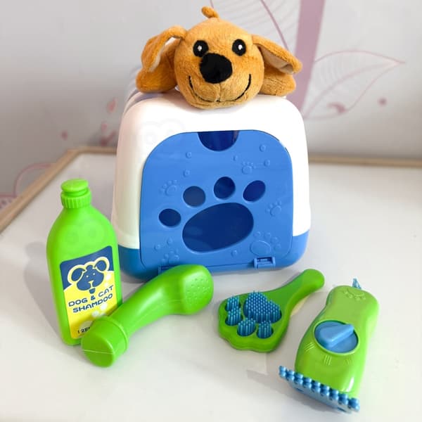 WOOPIE Little Vet Set Hundtransportvagn 6 st.