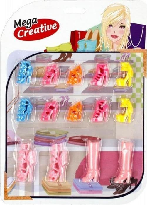 Kläder - docktillbehör Mega creative - CH01A-1 MC - DOCKTILLBEHÖR SKOR 19X26 MC NELL12/240/480