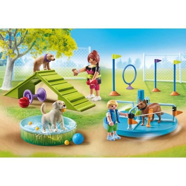 PLAYMOBIL 71745 Hundelekplats, barn och pedagog, My Life, 61 delar, Från 4 år
