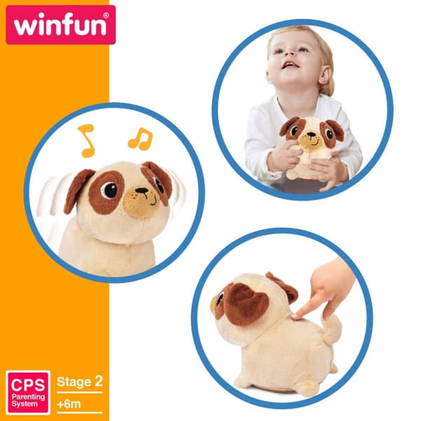 Bamse med Bevægelser Winfun plys Plastik 17 x 15 x 13 cm (2 enheder)