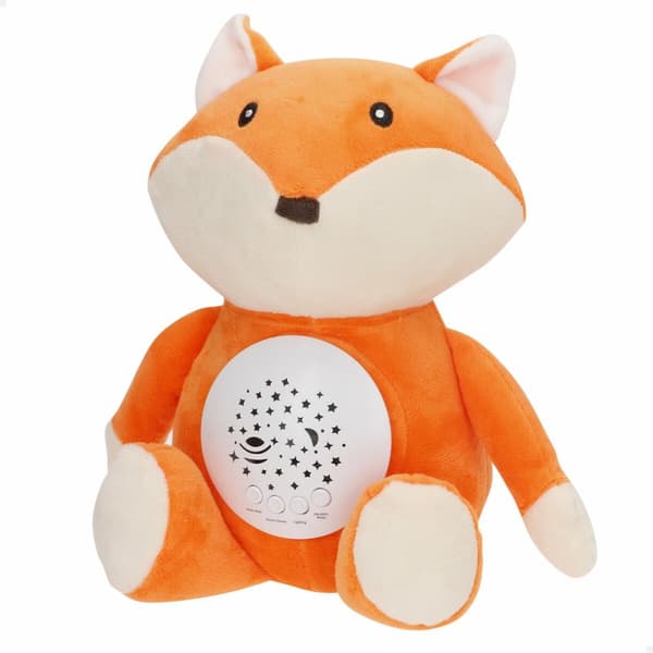 Blødt Bamse LED Projektor Colorbaby plys Plastik 25 x 27 x 13 cm (4 enheder)