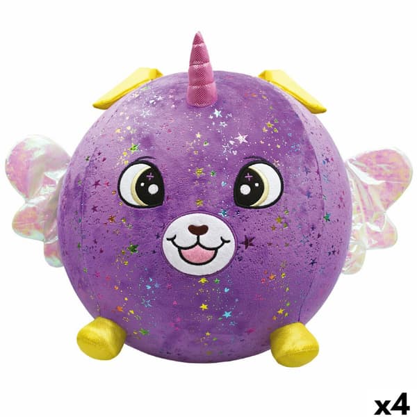 Bamse Eolo Lilla Plysj Plast 45 x 45 x 45 cm Oppblåsbar (4 enheter)