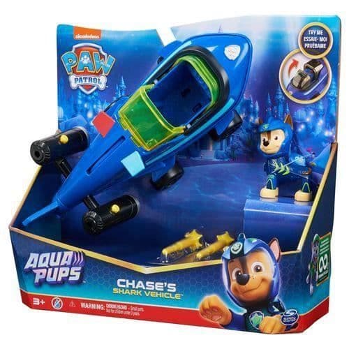 Paw Patrol Vehicle and Figure Aqua Pups Random Model - 0778988435571