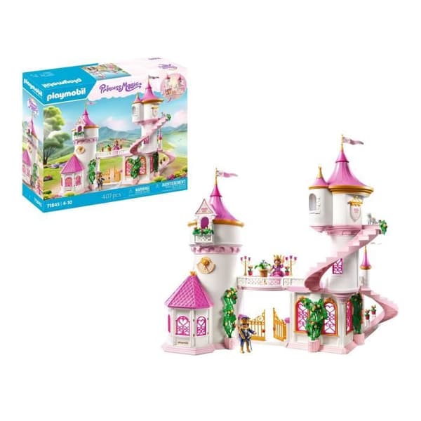 PLAYMOBIL 71845 Palats med kungligt par och 2 tron, De magiska prinsessorna, 421 bitar, Från 4 år