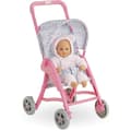 Miniatyrbild 2 av 6: Babydockatillbehör - COROLLE - Blommig barnvagn - för 30 cm babydocka - från 18 månader
