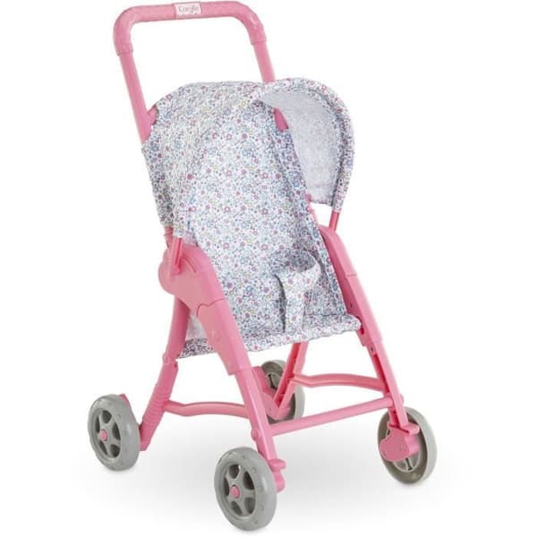 Babydockatillbehör - COROLLE - Blommig barnvagn - för 30 cm babydocka - från 18 månader