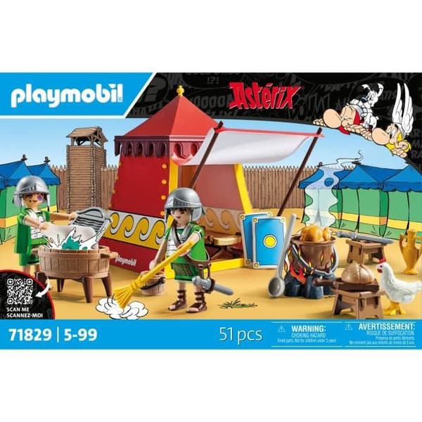 PLAYMOBIL 71829 Tält för legionärer, Asterix, Tecknade figurer, Från 5 år