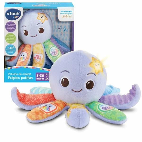 Mjukisleksak Vtech Textil Bläckfisk 20,5 x 17,6 x 11 cm