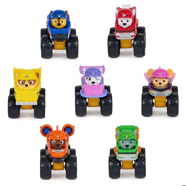 Paw Patrol Pup Squad Gåva Paket 7 fordon