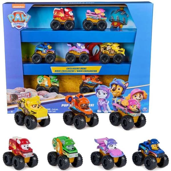 Paw Patrol Pup Squad Gåva Paket 7 fordon