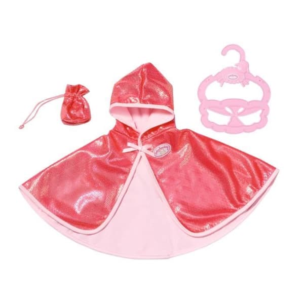 Dockklädsset - Baby Annabell - Little Sweet Cape 36cm - Rosa - Vikbar
