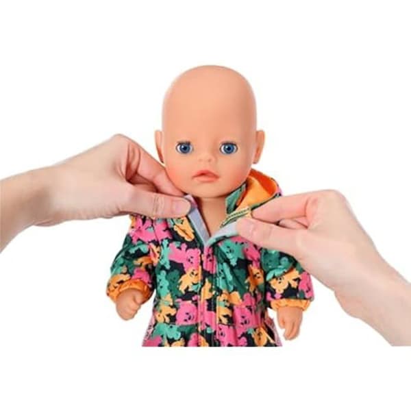 Utomhusoverall - BABY BORN - 836323 - Med skor - Motiv med björnar &amp; kamouflage - För docka 36cm