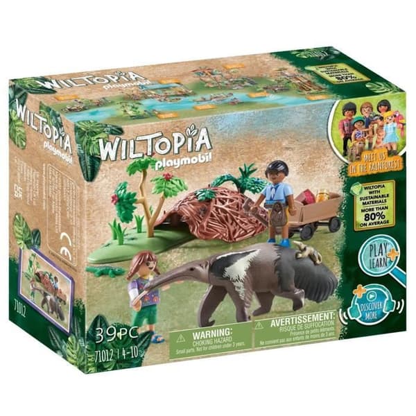 PLAYMOBIL - 71012 - Wiltopia - Myrslokar - 39 delar - Leksak för barn från 4 år och uppåt