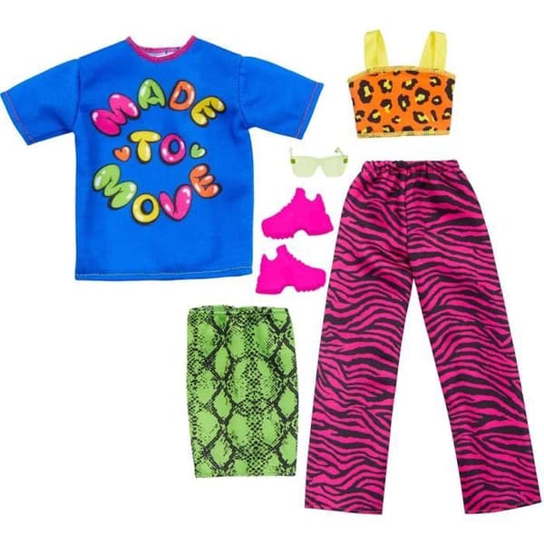 Klädoutfitset för Barbie docka - MATTEL - HJT36 - Vit - Blandat